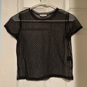 L.A. Hearts Mesh Top